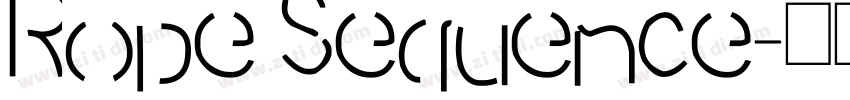 Rope Sequence字体转换